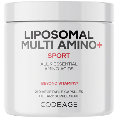 Liposomal Multi Amino+ BCAA & EAA - Free-Form Branched-Chain Amino Acids (240 Capsules)