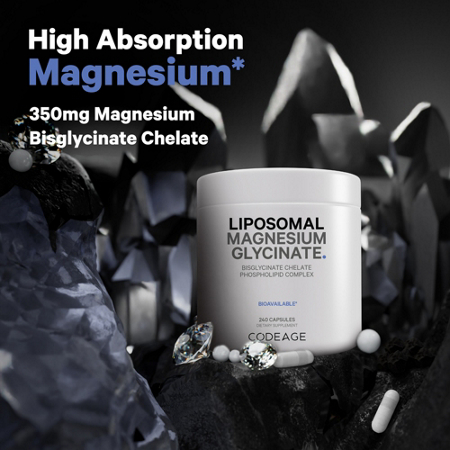 Codeage Liposomal Magnesium Glycinate chelate mineral alternate view 4