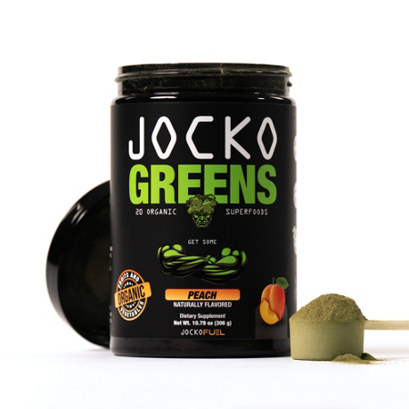 Jocko Greens Organic Superfoods Peach view 2