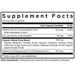Supplement Facts label for Amen Vitamin D K2 and Zinc