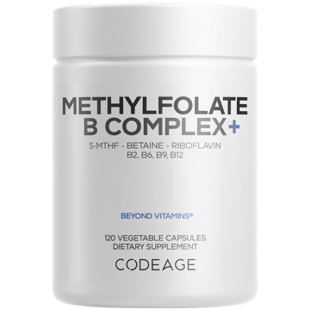 Codeage Methylfolate B Complex capsules bottle front