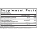 Supplement Facts label for Codeage Methylfolate B Complex Capsules