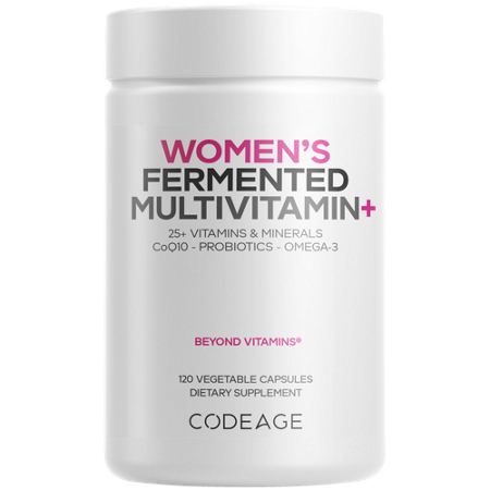Women's Fermented Multivitamin 120 vegetable capsules front