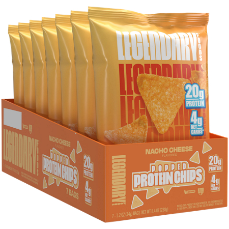 Legendary Foods Popped Protein Chips Nacho Cheese view 5
