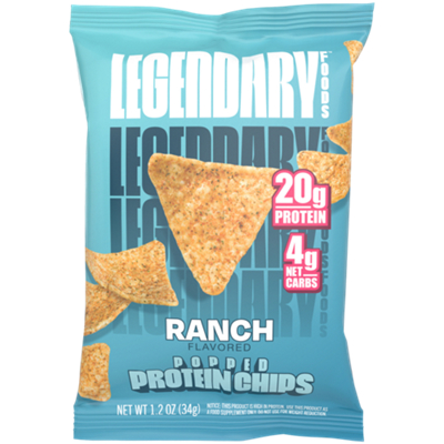 Popped Protein Chips - 20g Protein - Ranch (7 Bags)