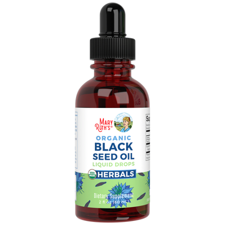 MaryRuth's Organic Black Seed Oil Liquid Drops bottle view 2