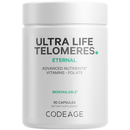 Codeage Ultra Life Telomeres Supplement bottle front