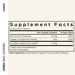 Amen Zinc and Copper Probiotics Supplement Facts Label