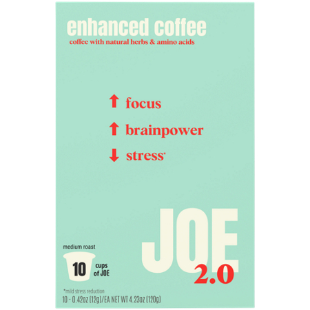 Enhanced coffee box front