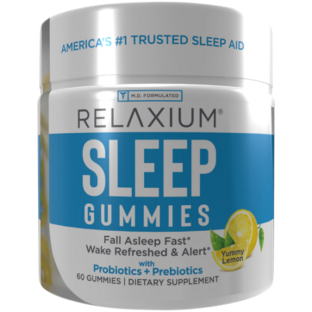 Relaxium Sleep Gummies lemon container front