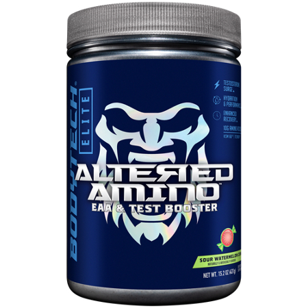 BodyTech Elite Altered Amino EAA and Test Booster jar front
