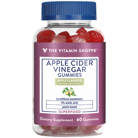 The Vitamin Shoppe Apple Cider Vinegar Gummies bottle front