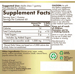 Supplement Facts label for Solgar Vitamin C Gummies for Immune Support 1000 MG