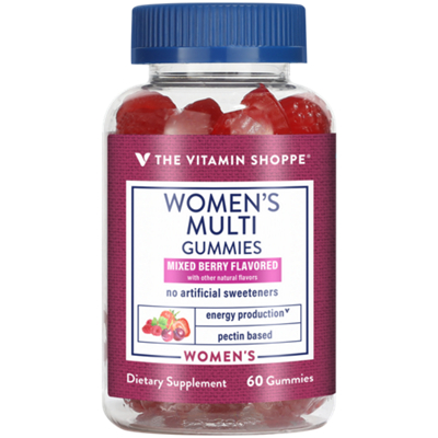 Women's Multi Gummies – Supports Energy Production – Mixed Berry (60 Vegan Gummies)