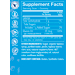 Supplement Facts label for Childrens Vitamin D3 Gummies 1000 IU Raspberry