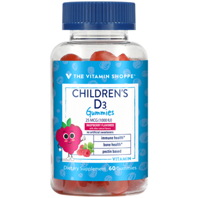 Children's Vitamin D3 Gummies - Raspberry