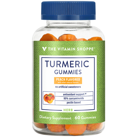 The Vitamin Shoppe Turmeric Gummies bottle front