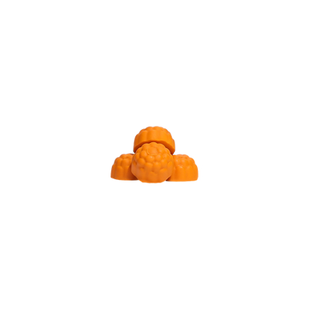 Turmeric Gummies with Curcumin antioxidant support peach view 2