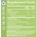 Supplement Facts label for Turmeric Gummies with Curcumin