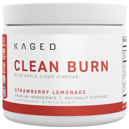 KAGED Clean Burn Strawberry Lemonade container front