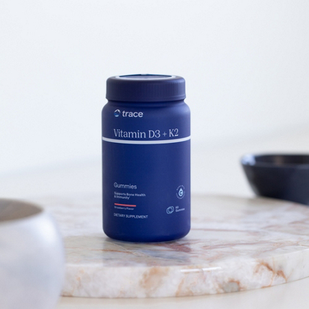 Trace Minerals Research Vitamin D3 + K2 Gummies bottle view 5