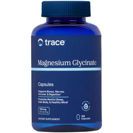 Trace Minerals Research Magnesium Glycinate Capsules bottle front