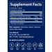 Supplement Facts label for Magnesium Glycinate 120 MG