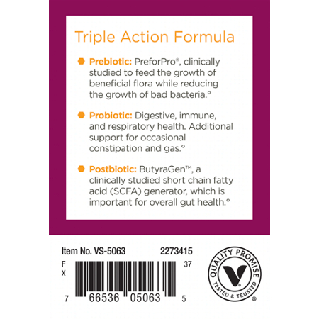Triple Action Formula label