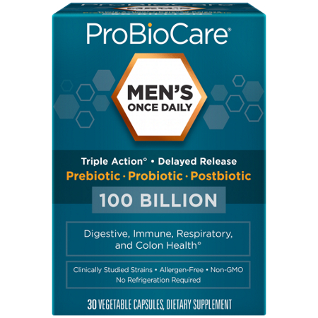 ProBioCare Mens Probiotic 100 Billion CFU Capsules