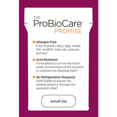 ProBioCare Promise Allergen-Free Acid-Resistant No Refrigeration Required