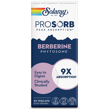 Solaray Prosorb Berberine Phytosome box front