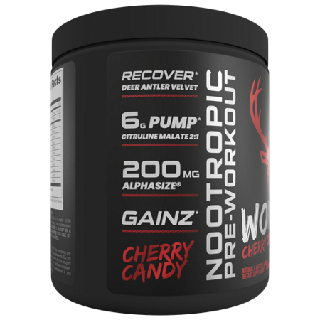 Woke AF High-Stimulant Nootropic Pre-Workout Cherry Candy view 4