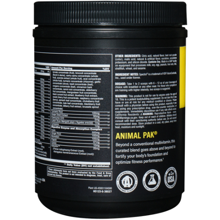 Animal Pak Powder Ultimate Training Foundation container view 5