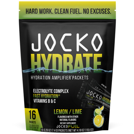 JOCKO FUEL Jocko Hydrate Drink Mix Lemon Lime box front