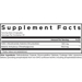 Supplement Facts label for Codeage NAD+ Capsules