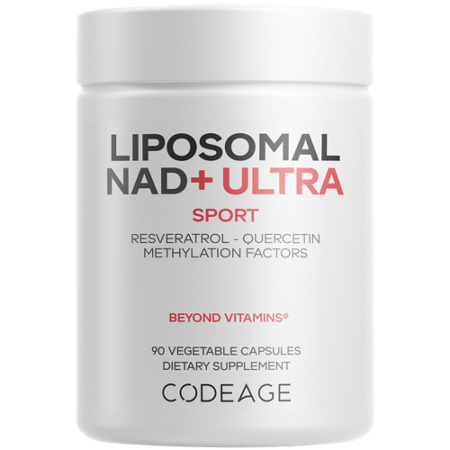 Liposomal NAD+ Ultra vegetable capsules front