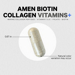 Amen Biotin Collagen Peptides with Vitamins C & E capsule view 5