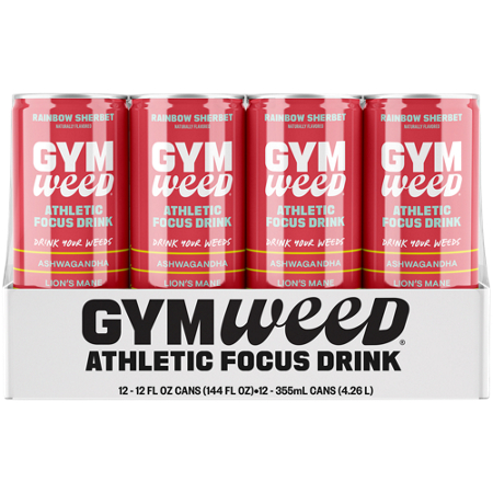 GYM WEED Adaptogen Energy Drink Rainbow Sherbet view 4