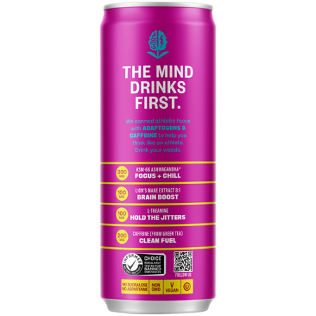 GYM WEED Adaptogen Energy Drink 12 Fl Oz can view 5