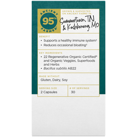 Organic Super Veggies Capsules alternate view 4