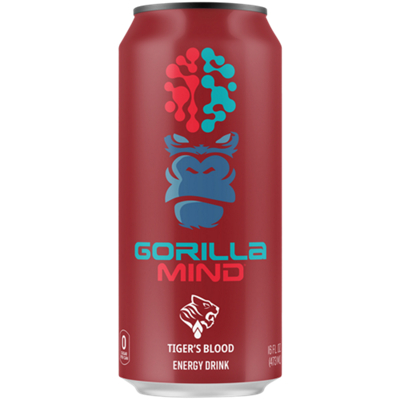 Gorilla Mind Energy Drink - Tigers Blood (1 Drink)