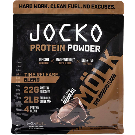 JOCKO FUEL Molk Protein Powder Chocolate bag front