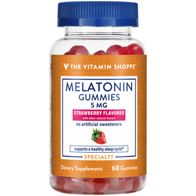 Melatonin Gummies – Supports a Healthy Sleep Cycle – 5 MG - Strawberry (60 Vegan Gummies)