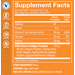 Supplement Facts label for Multi-Source Collagen Powder 5 Types of Collagen