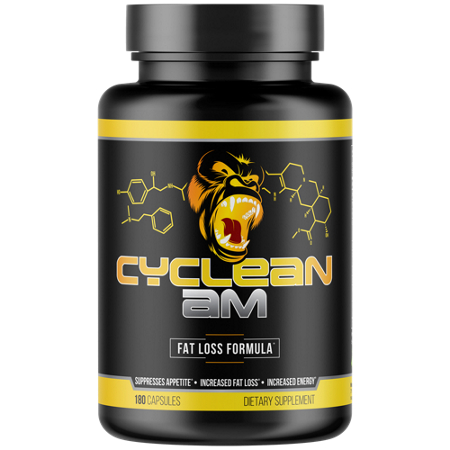 Gorilla Mind Cyclean AM Fat Loss Formula bottle front