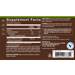 Supplement Facts label for plnt Organic Elderberry Gummies Immune Support Berry