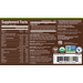 Supplement Facts label for plnt Organic Mens Multivitamin One a Day