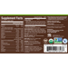 Supplement Facts label for plnt Organic Womens Multivitamin One a Day