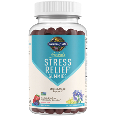 Herbals Stress Relief Gummies - Stress & Mood Support - Berry (60 Gummies)