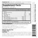Supplement Facts label for Omega-3 Fish Oil 1500mg of Omega-3s